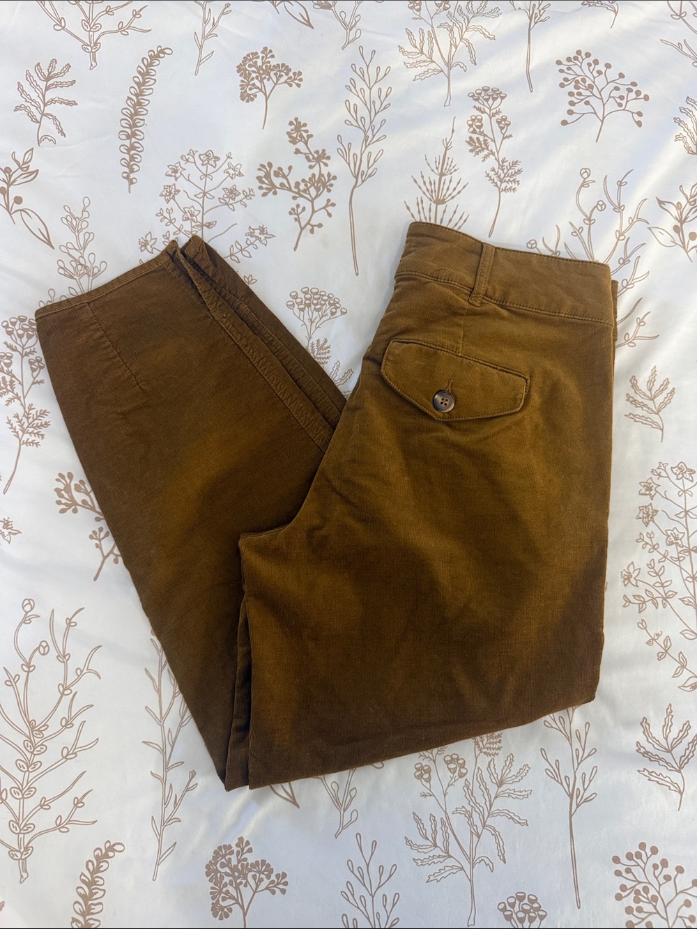 Kut from the Kloth Brown Corduroy Capris